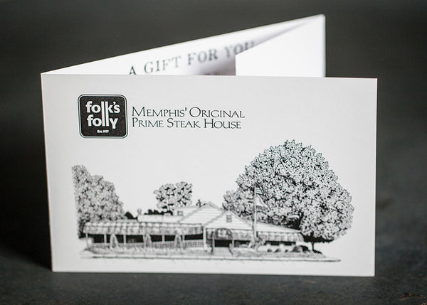 Folk's Folly/Humphrey's <br/> Gift Certificates